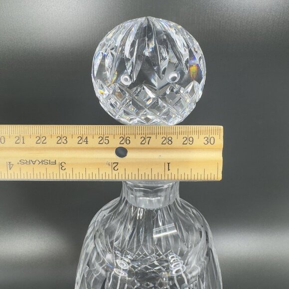 Waterford Clear Heavy Crystal Decanter Container Bottle With Stopper Signed VTG - Picture 4 of 16